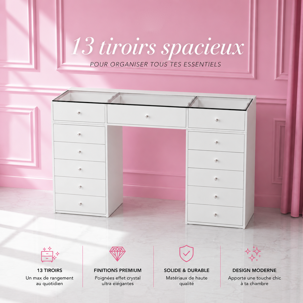Coiffeuse Princess Vanity